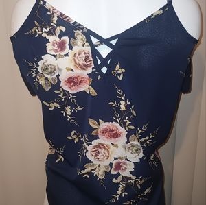 Women's open shoulder top